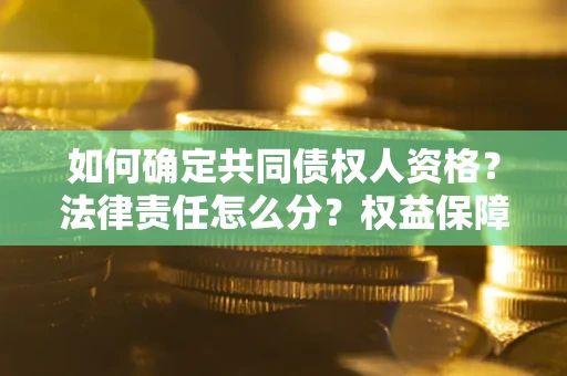 武汉如何确定共同债权人资格？法律责任怎么分？权益保障技巧揭秘！