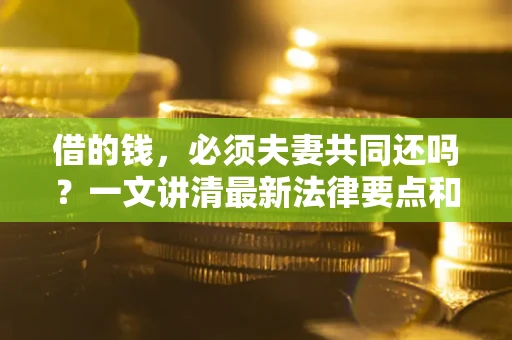 武汉借的钱，必须夫妻共同还吗？一文讲清最新法律要点和避坑指南