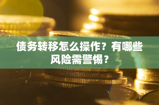 武汉债务转移怎么操作？有哪些风险需警惕？