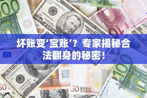 武汉坏账变‘宝账’？专家揭秘合法翻身的秘密！
