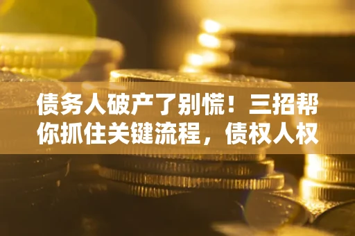 武汉债务人破产了别慌！三招帮你抓住关键流程，债权人权益不再缩水