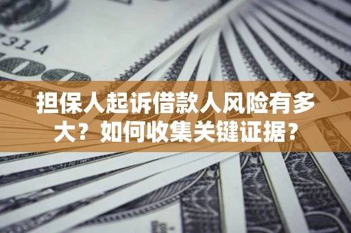 武汉担保人起诉借款人风险有多大？如何收集关键证据？