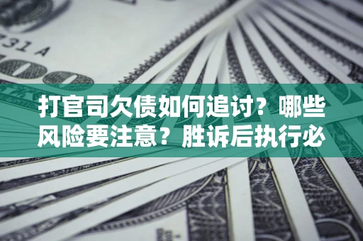 武汉打官司欠债如何追讨？哪些风险要注意？胜诉后执行必看！