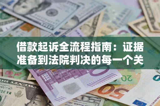武汉借款起诉全流程指南：证据准备到法院判决的每一个关键步骤