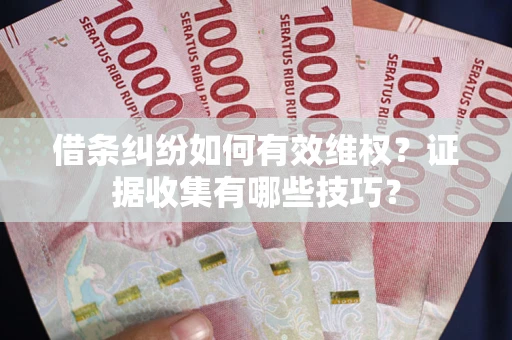 武汉借条纠纷如何有效维权？证据收集有哪些技巧？