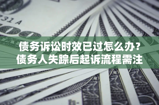 武汉债务诉讼时效已过怎么办？债务人失踪后起诉流程需注意什么？