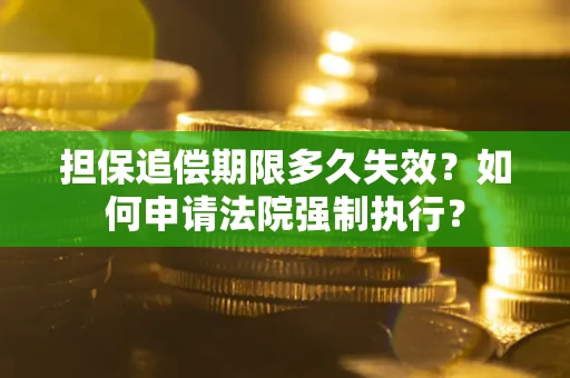 武汉担保追偿期限多久失效？如何申请法院强制执行？