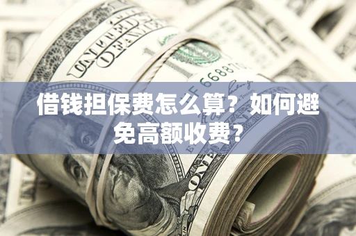 武汉借钱担保费怎么算？如何避免高额收费？