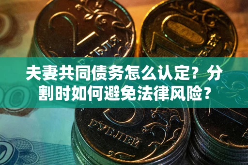 武汉夫妻共同债务怎么认定？分割时如何避免法律风险？